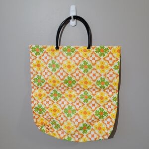 Retro Vinyl 70s Tote Bag